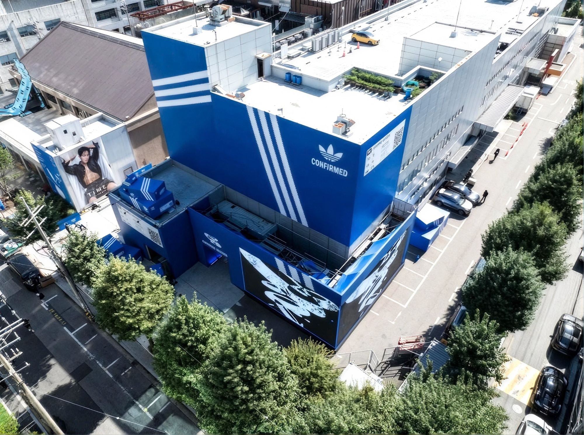 SFACTORY Seongsu with a full facade wrap